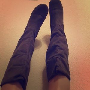 Grey Tall Boots